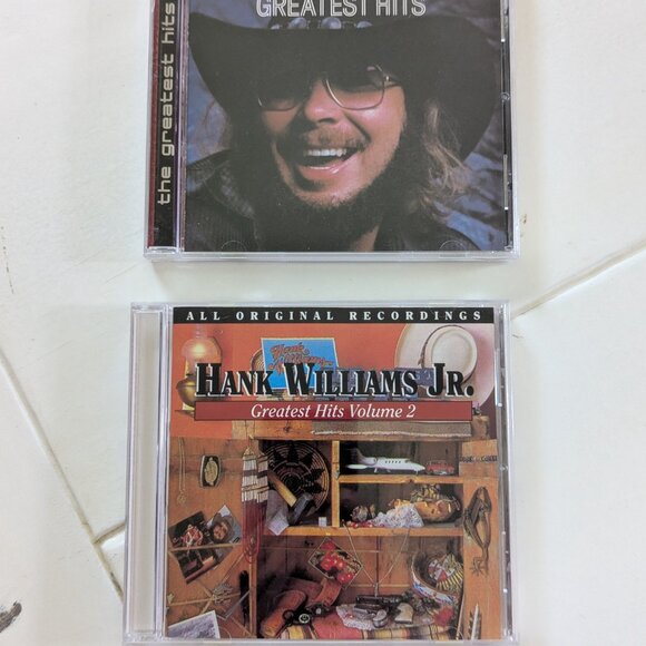 Lot of 3 Hank Williams Jr Records & CD Man of Steel Strong Stuff Vinyl Greatest - Picture 11 of 13